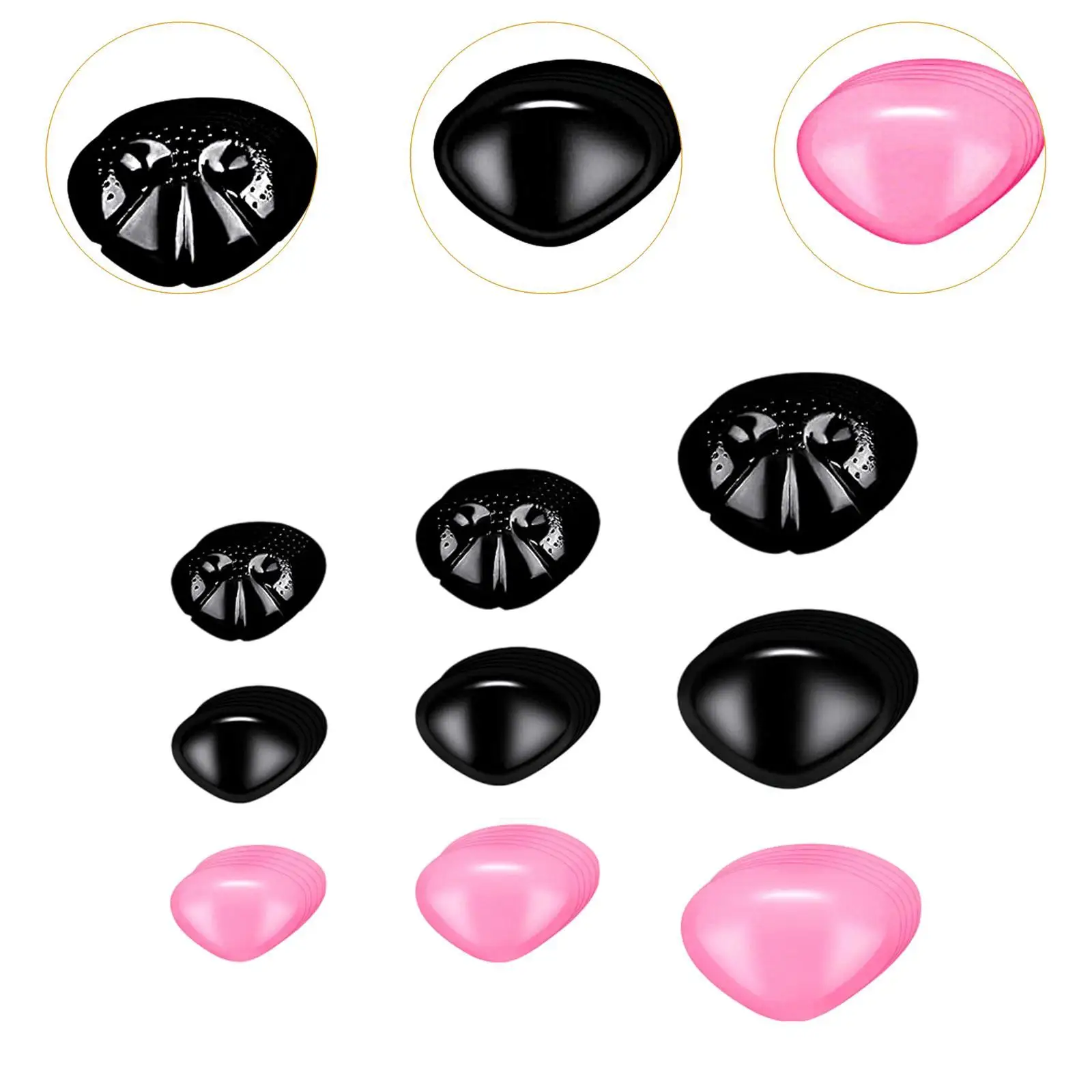 90x Safe Noses Accessories Crafts Making Supplies with Washers for Dog Plushies Toys Stuffed Animals Crochet Bears Doll Making