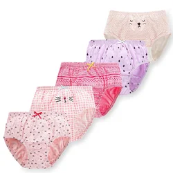 Calzoncillos niña de algodón estampado de gato