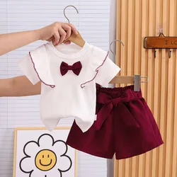Conjunto ropa de verano infantil para niñas y niños, cómodo diario