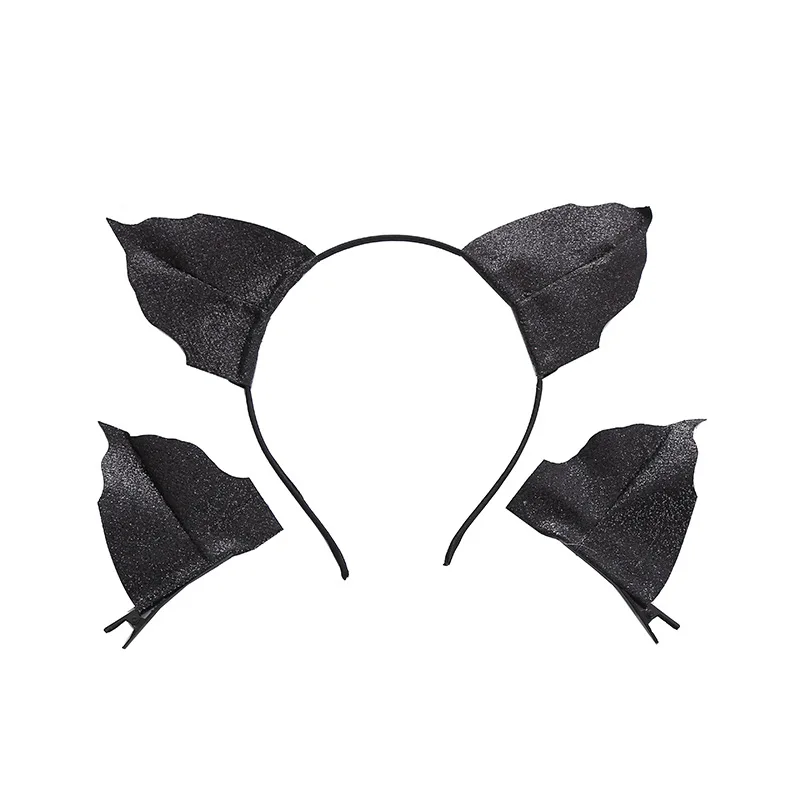 Diadema murciélago con lentejuelas – Accesorio Halloween infantil - imagen 4