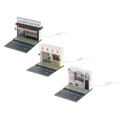 Escenario luminoso para coches escala 1/64 infantil