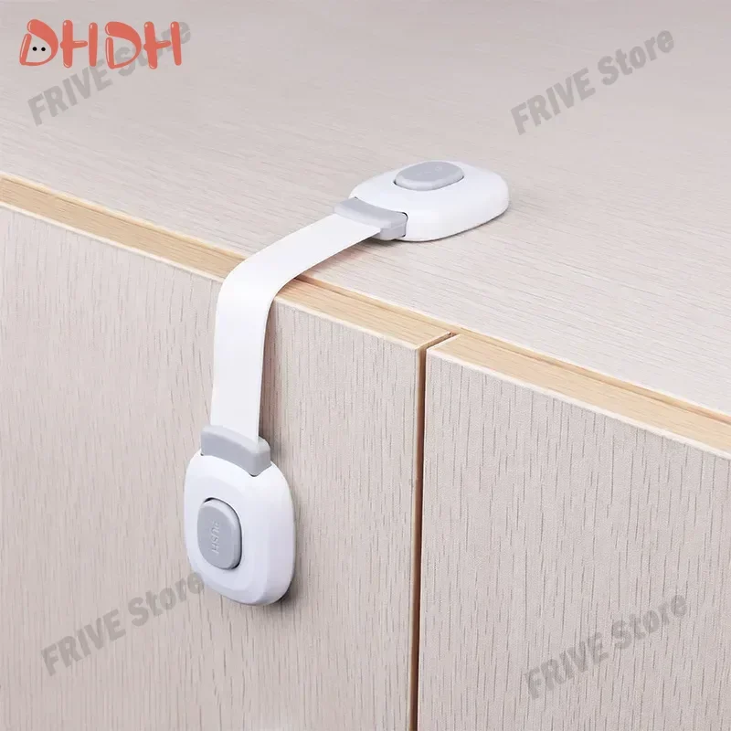Cerradura de seguridad para niños, protección de armario para niños, cerradura de puerta de gabinete de seguridad, cerraduras protectoras para cajón de refrigerador para bebés - imagen 3
