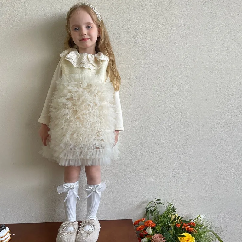 Calcetines princessa con lazo de corazón – Algodón Kawaii para niña - imagen 4