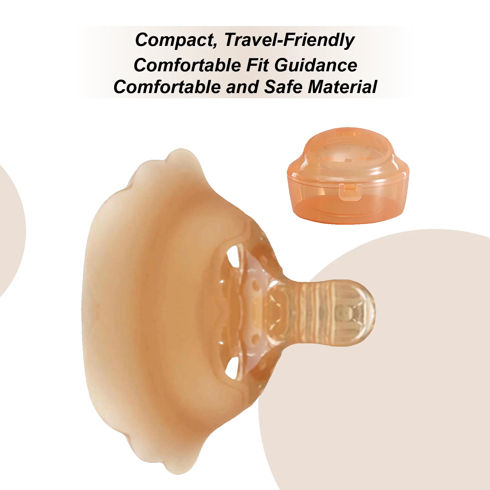 Protector para pezones de lactancia, cubiertas para pezones para lactancia, protección reutilizable, cuidado calmante, previene picaduras de bebé para mujeres
