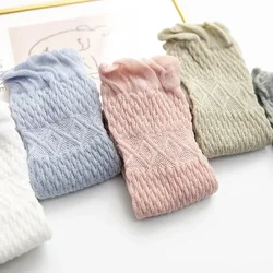 Medias de malla fina para recién nacidos – Primavera verano con volantes