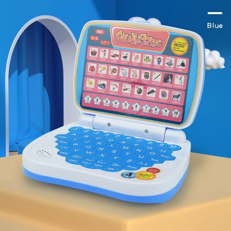 Ordenador educativo portátil para aprender inglés, alfabeto y números - imagen 2