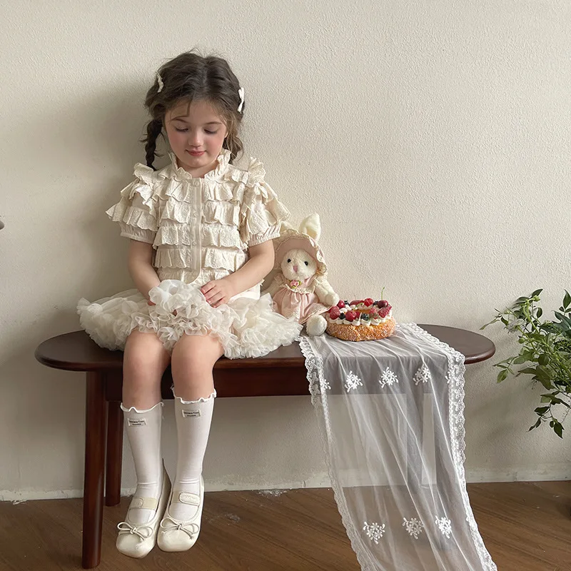 Calcetines altos lisos para niña – Varios colores combinables - imagen 3