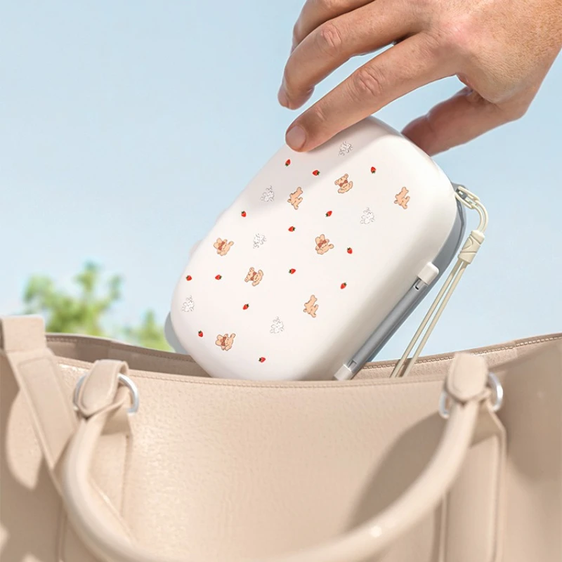 Juego de cepillos de limpieza de biberones portátil, caja de almacenamiento de viaje con cepillo de doble cara, 360 °   Diseño de limpieza, ligero y fácil de usar - imagen 3