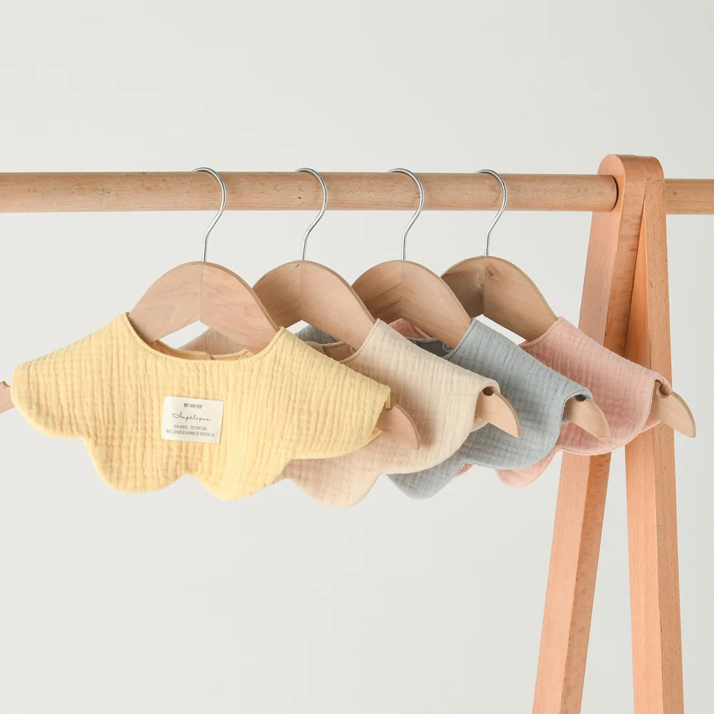 Babero de bebé reversible de dos caras para alimentación de algodón - imagen 2