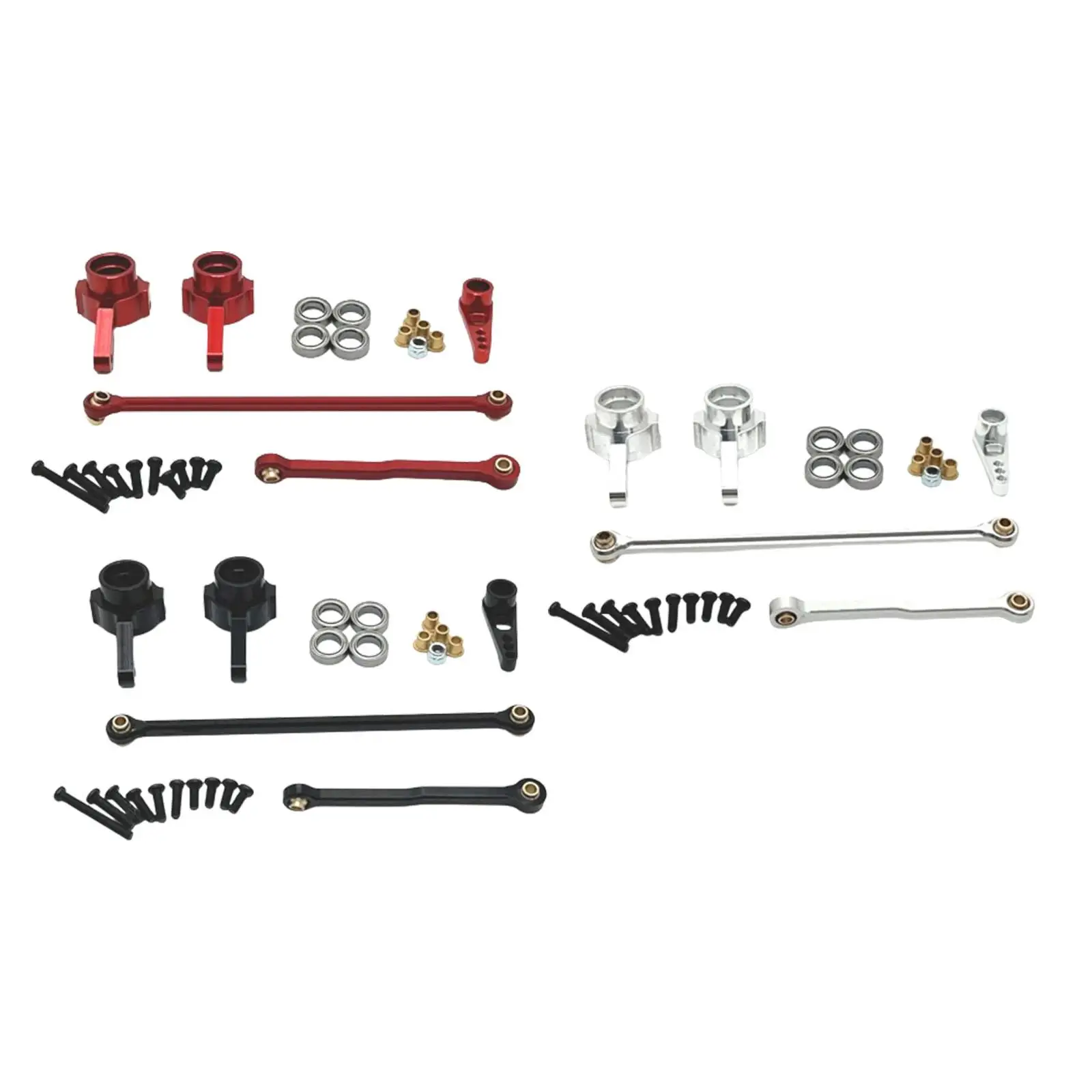 RC Vehicle Steering Link Rod Kit for MN82 D91 LC79 D90 1:12 Scale