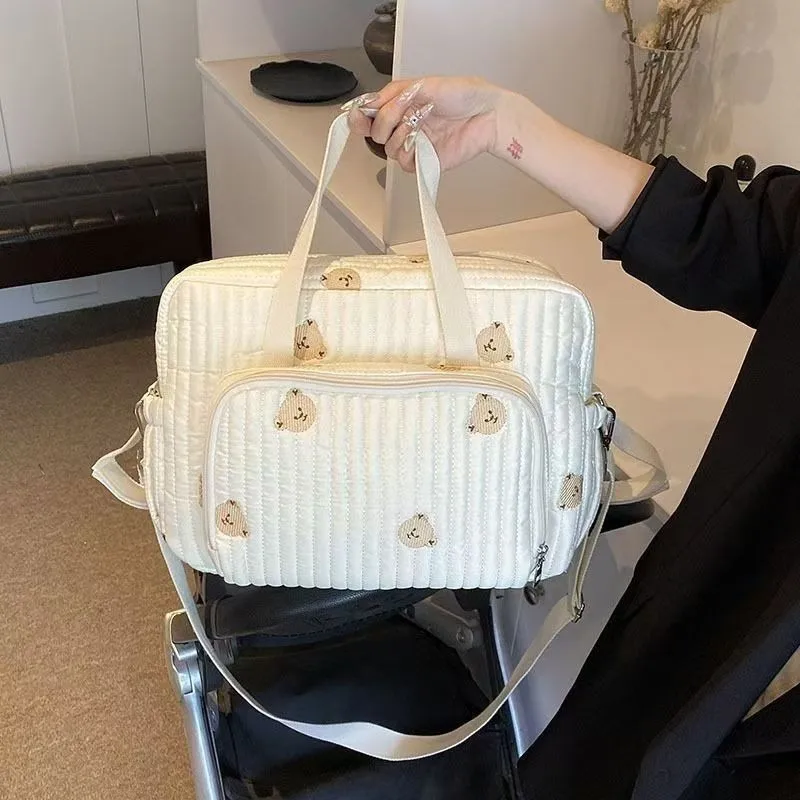Bolsa de pañales de maternidad grande con organizador de bebés