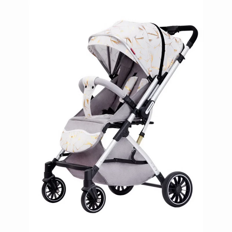 Carrito de bebé ligero y reclinable con dirección reversible - imagen 3