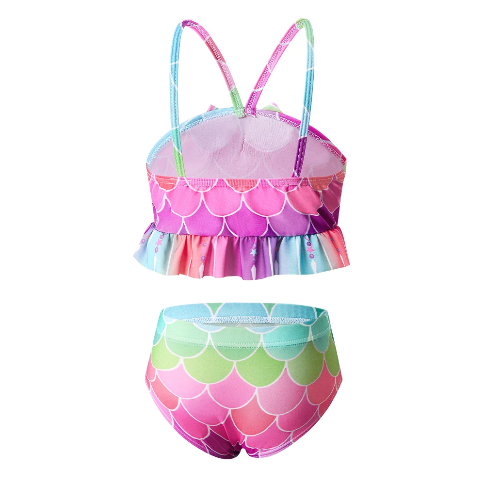 Bañador sirena niña personalizado – Bikini veraniego de playa - imagen 3