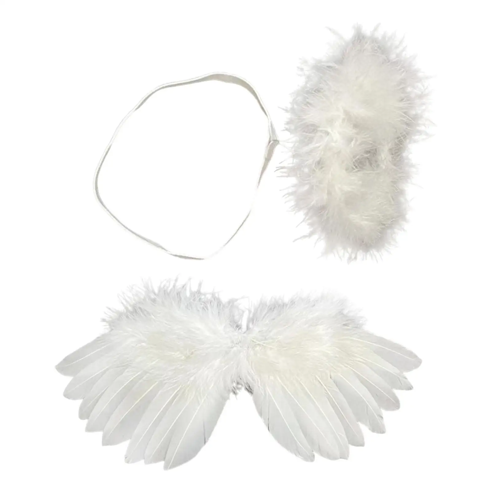 Dolls Wing and Headband for Kids Birthday Gift Adorable Dolls Accessories