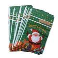 Santa Claus in green