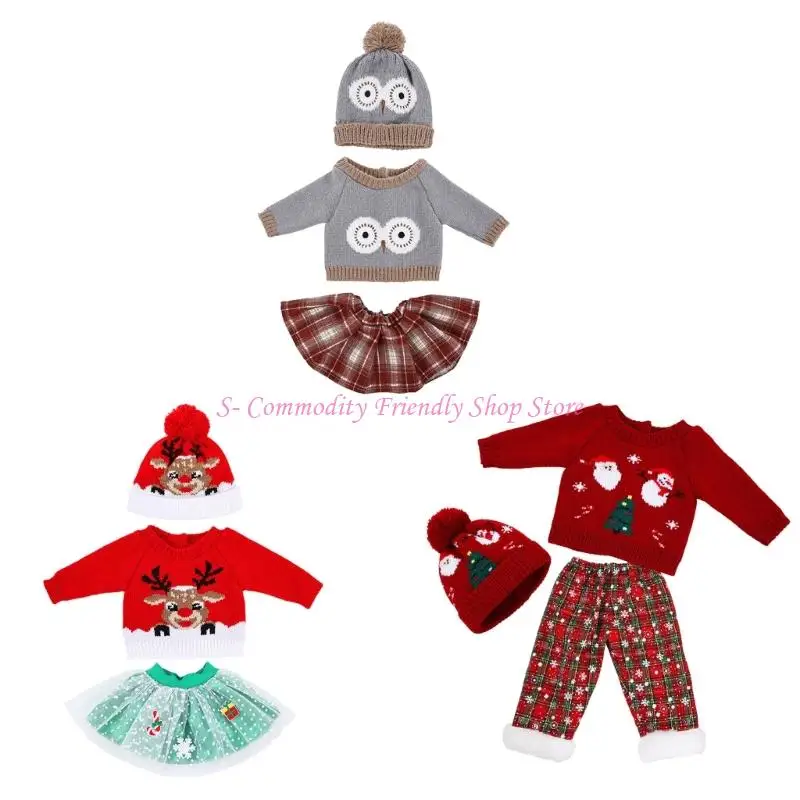 Vestido de Navidad 85AE para muñecas, traje de fiesta - imagen 4