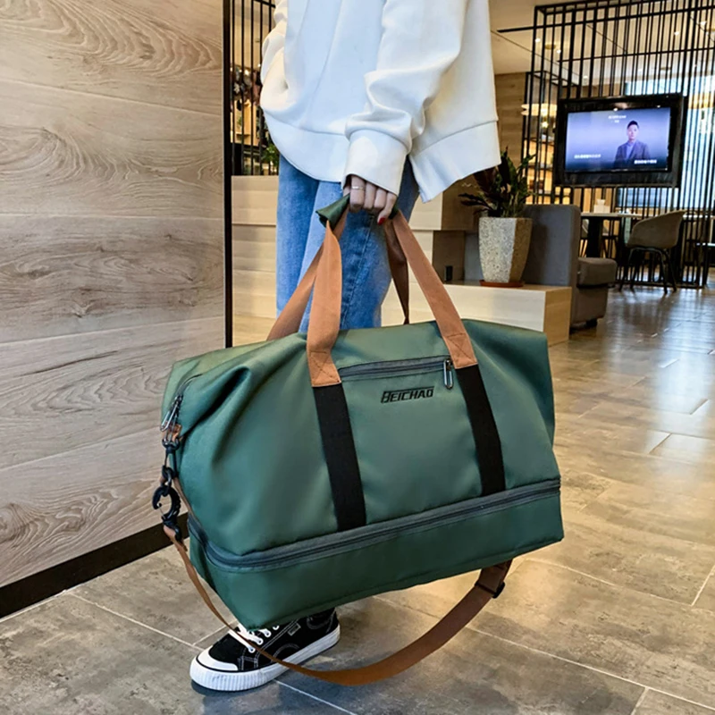 Bolsa de viaje expandible mujer – Capacidad grande, estilo deportivo - imagen 2