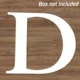 only Letter D No Box