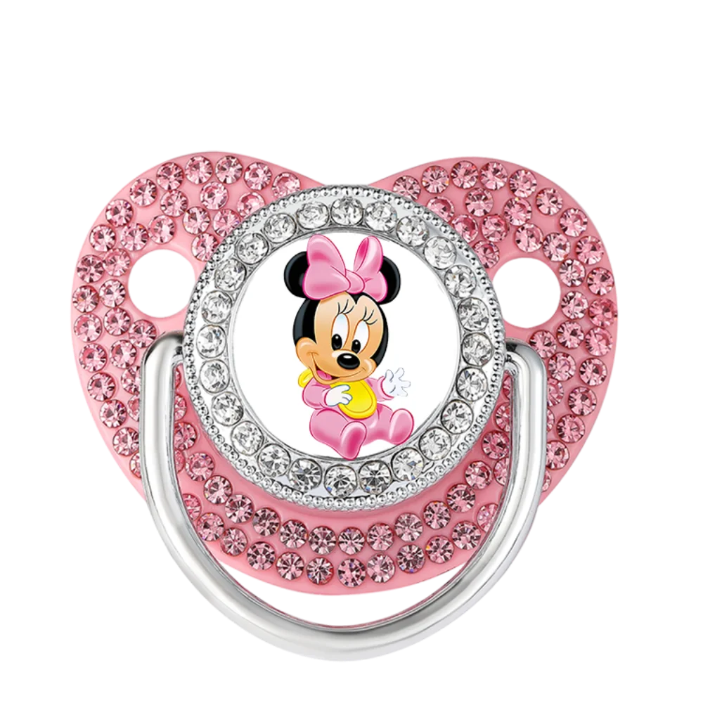 Chupete de lujo para bebé 2025, chupete ostentoso para recién nacido, juego de masticación oral para bebé, regalo para bebé Chupeta de 0 a 6M - imagen 4