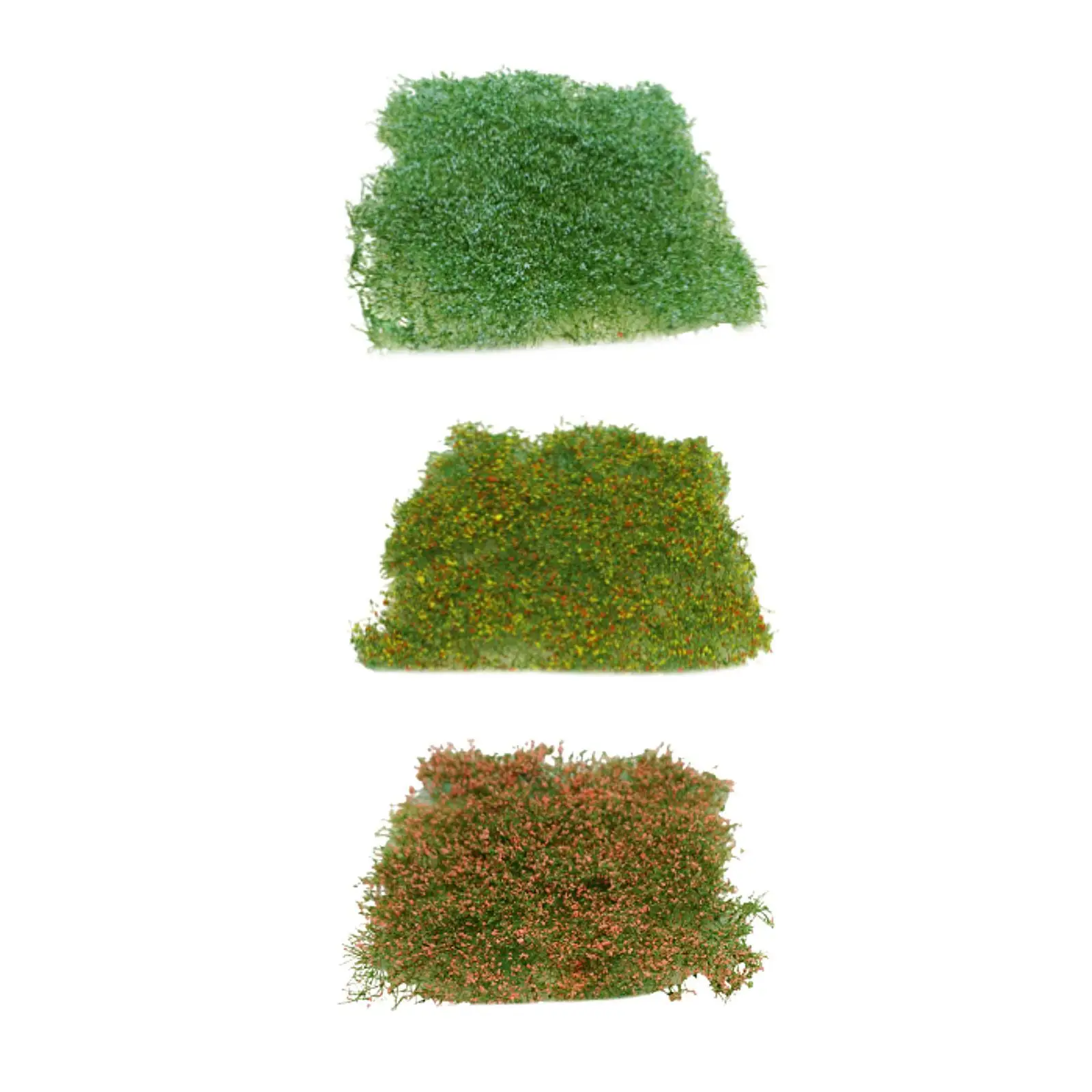 Flower Grass Tuft for Train Railroad Miniature Scenery Architectural Model