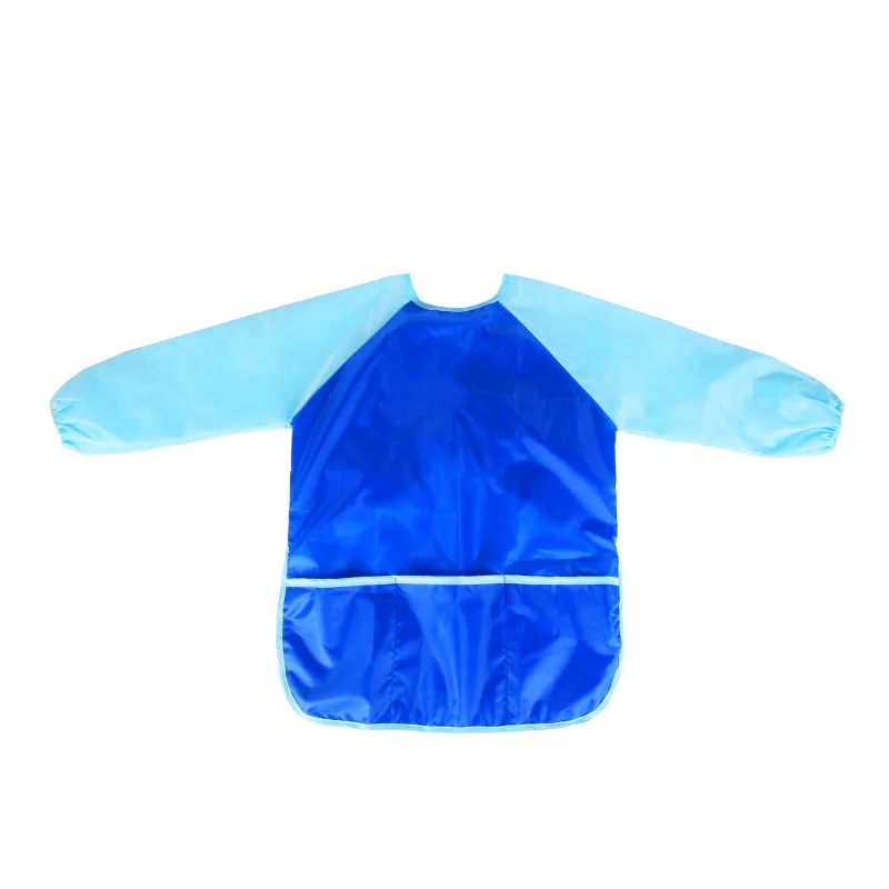 Delantales impermeables para niños, babero duradero multiusos de manga larga para comer, pintar sobre ropa, delantal, babero de cocina - imagen 2