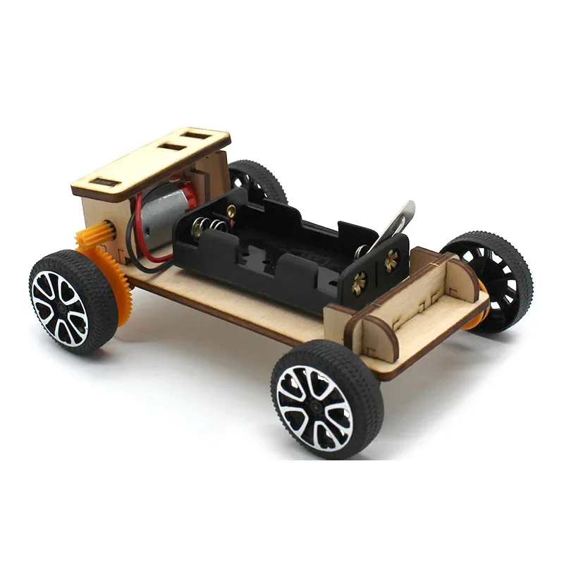 Pequeño estudiante de carreras tecnología Diy pequeña producción Material ensamblado a mano bolsa modelo de juguete - imagen 2