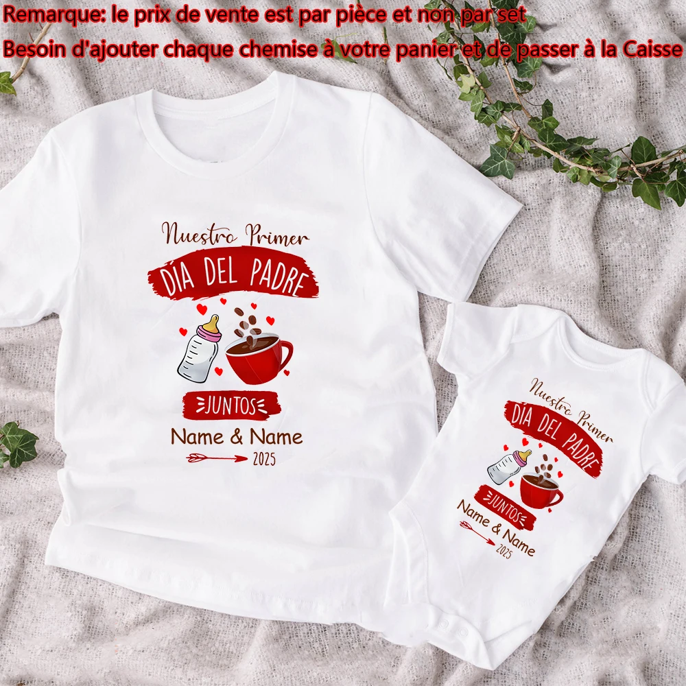 Conjunto personalizado camisa papá y pelele bebé para Día del Padre - imagen 4