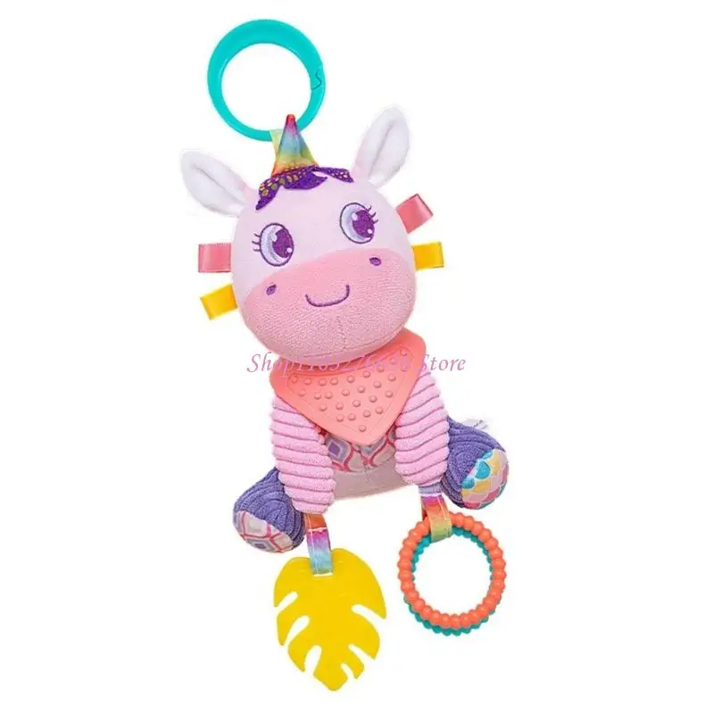 Juguete Animal para desarrollo cognitivo R6FD, para decoración guardería, con gancho seguro rápido y función estimulación - imagen 2