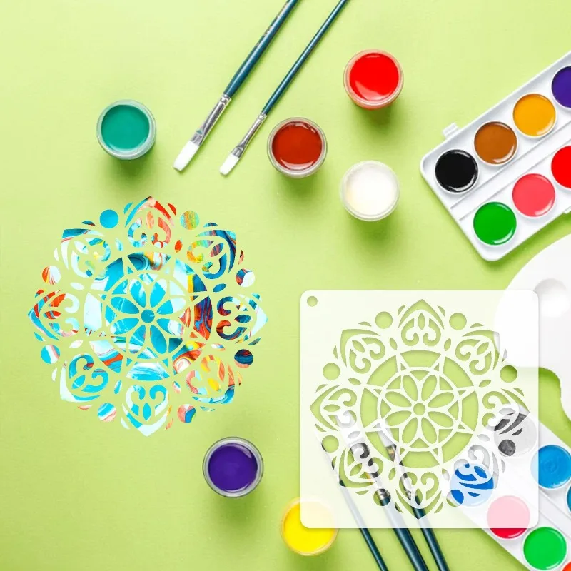 Plantillas de mandala para niños: dibujo reutilizable y lavable - imagen 3