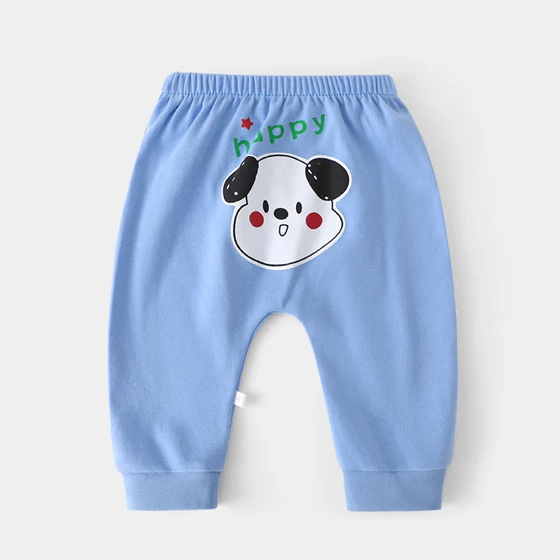 Pantalones para bebé recién nacido, pantalones bombachos de ocio para primavera y otoño, pantalones grandes de PP para bebés de 1 año, pantalones de algodón para bebé - imagen 2