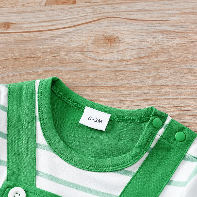 Mono de bebé recién nacido verano con estampado de rana - imagen 2