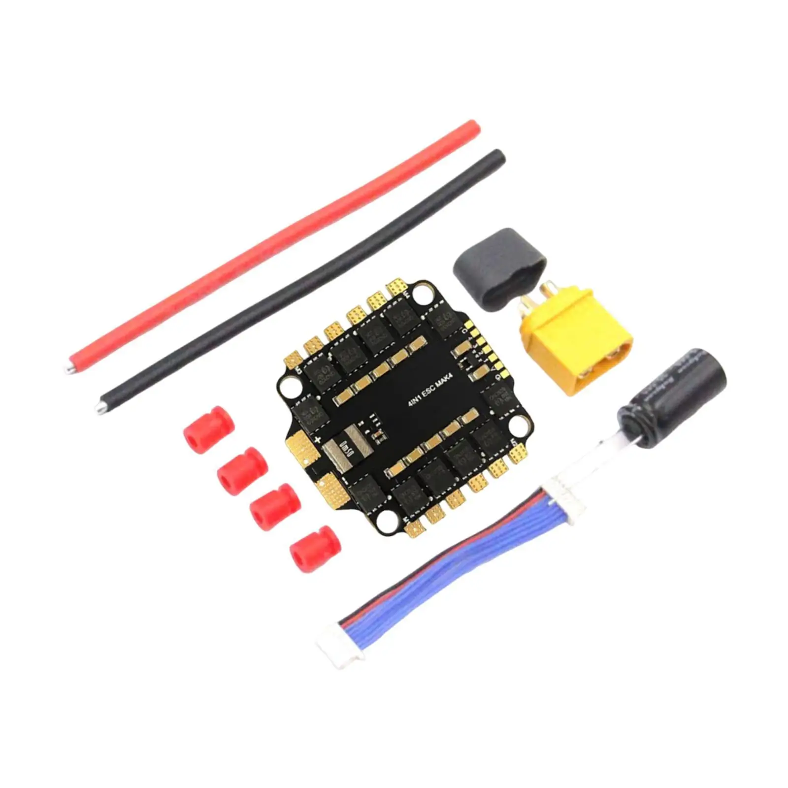 4 in 1 Brushless ESC for FPV Drone Sturdy RC DIY Hobby Compact Accessories DIY Part Electric Speed Controller Replace Spare Part