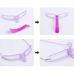 Plantillas de cejas reutilizables en PVC para principiantes