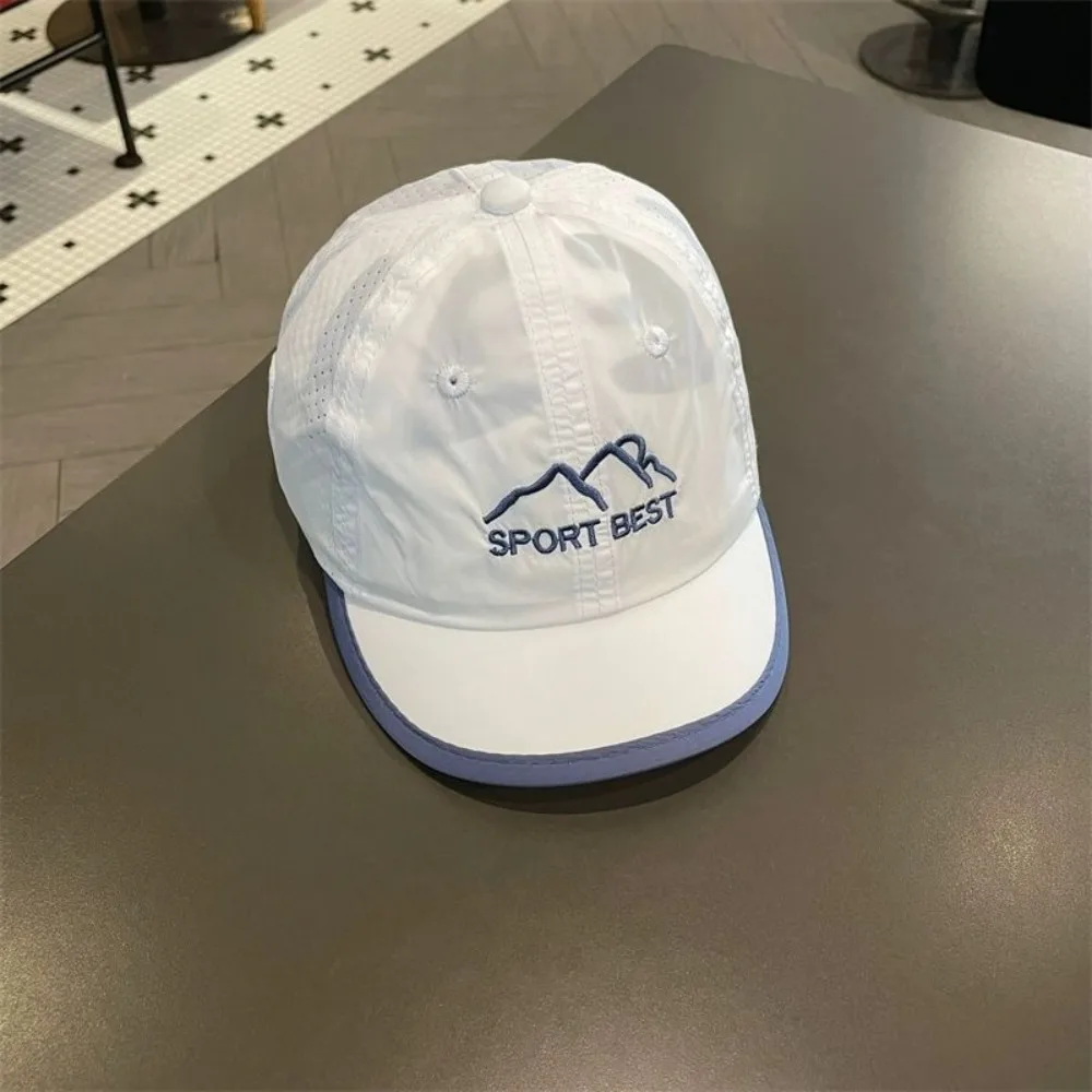 Nuevo Gorra de béisbol de secado rápido para bebé, protección solar ajustable, sombrero para acampar, sombreros transpirables para el sol para niños, verano