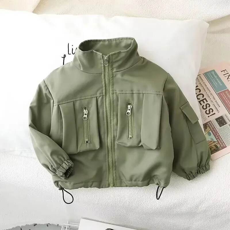 Chaqueta acolchada para niños de invierno con forro polar térmico - imagen 3