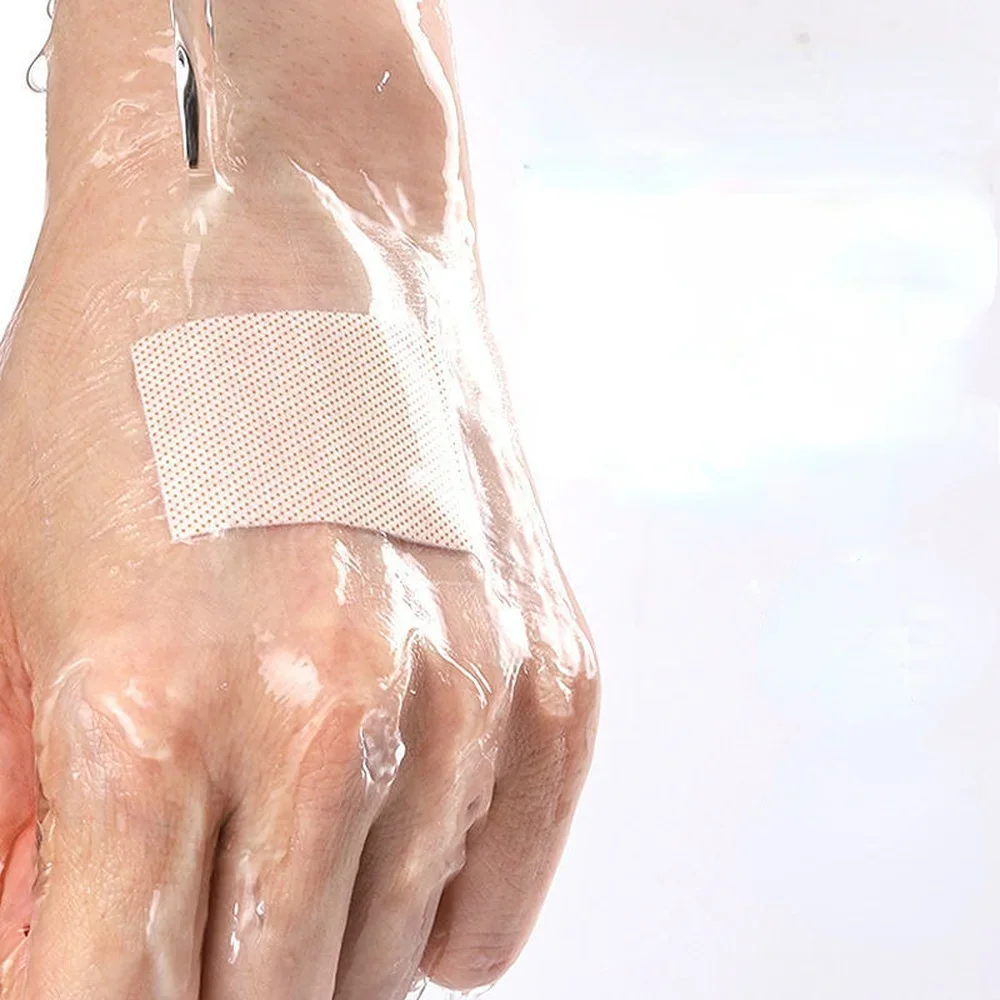 20/30 Uds cinta de fijación vendaje PU baño impermeable adhesivo vendaje cintas supervivencia tirita - imagen 2