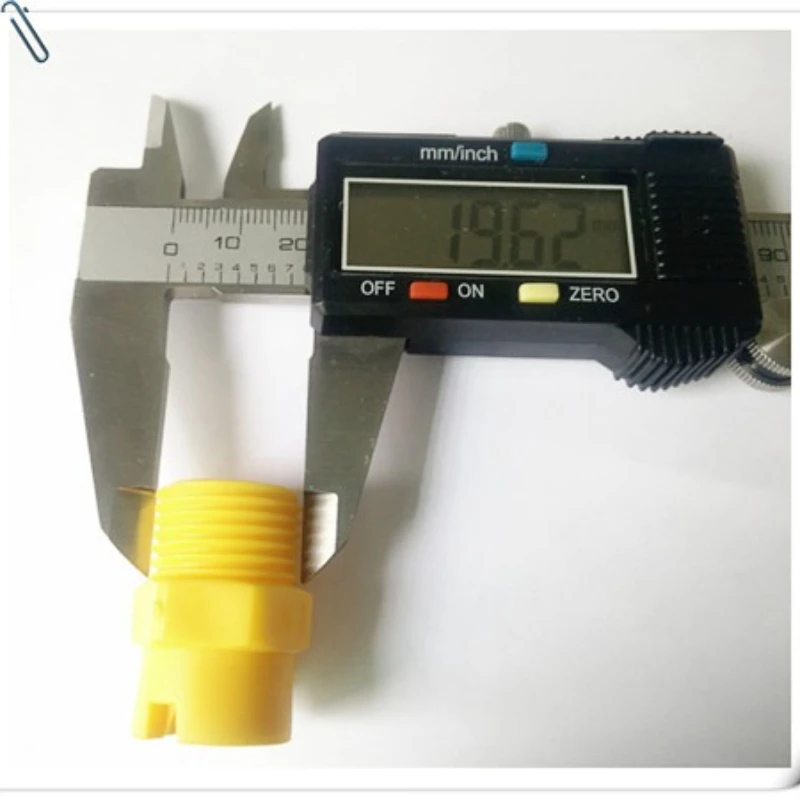 Boquilla de ventilador de plástico integrada amarilla, pulverizador resistente a la corrosión para limpieza, eliminación de polvo y lavadora de coches, 1/2 y 3/8 - imagen 5