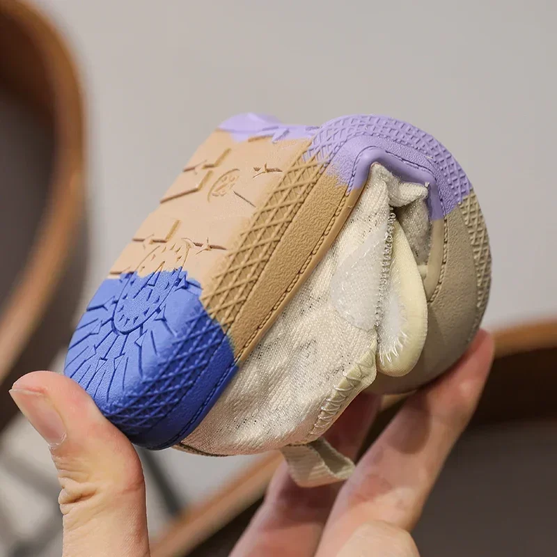 Zapatillas de deporte para niños y niñas, zapatos informales antideslizantes, de malla transpirable, para verano - imagen 5