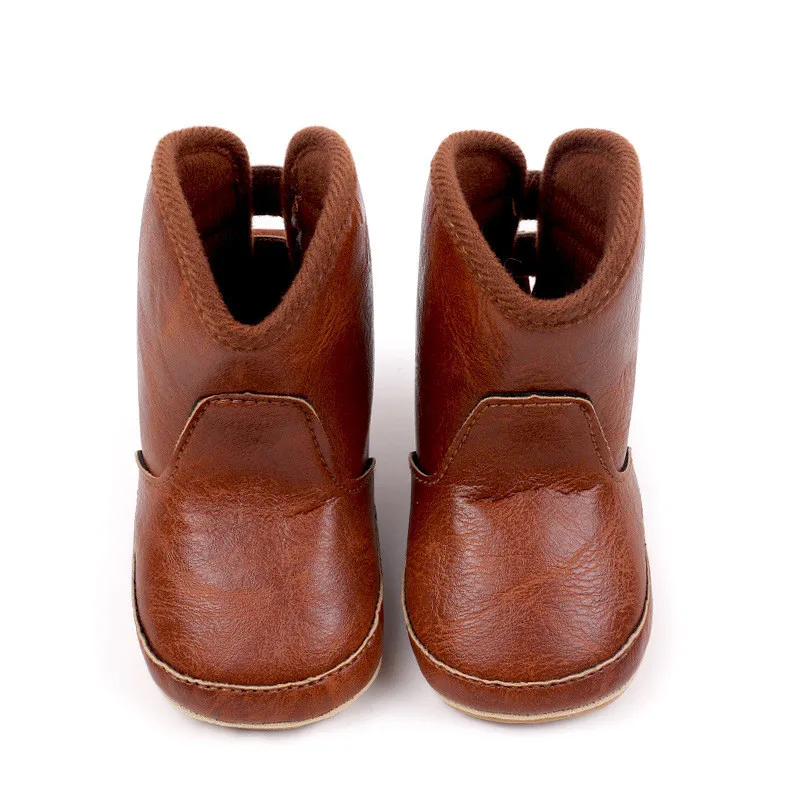 Botas antideslizantes de bebé con suela de goma para primeros pasos - imagen 4