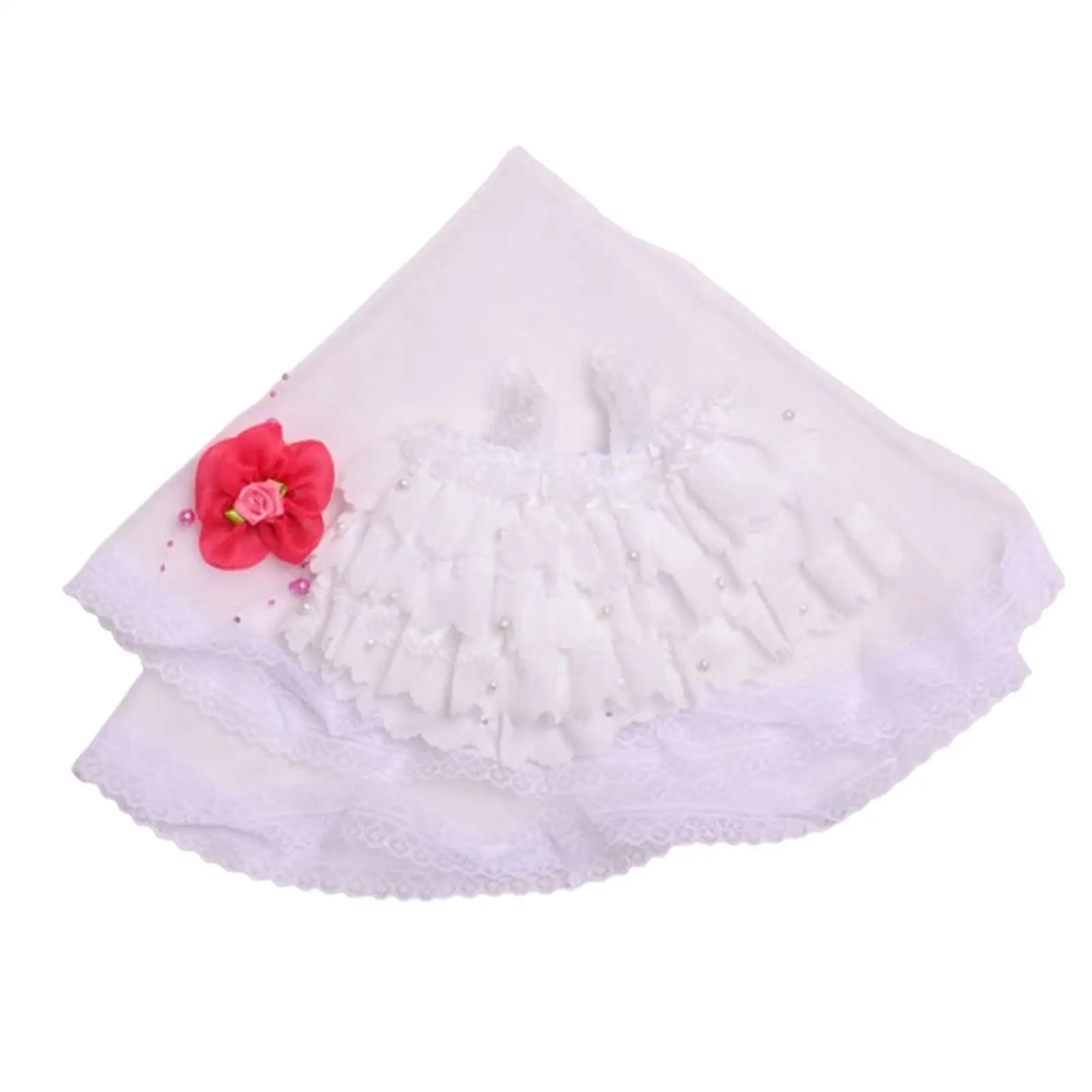 Doll Wedding Outfit for 38cm Dolls, Dress And Accessories Set