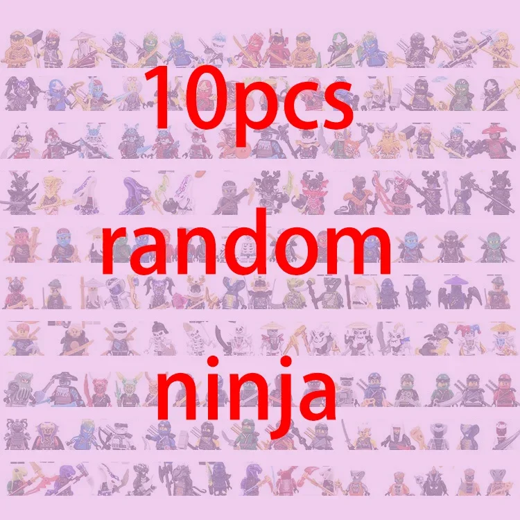 10pcs random ninja