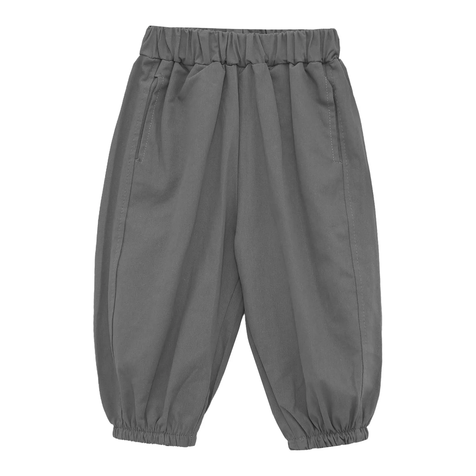 Pantalones de algodón para bebé – Bombachos con cintura elástica