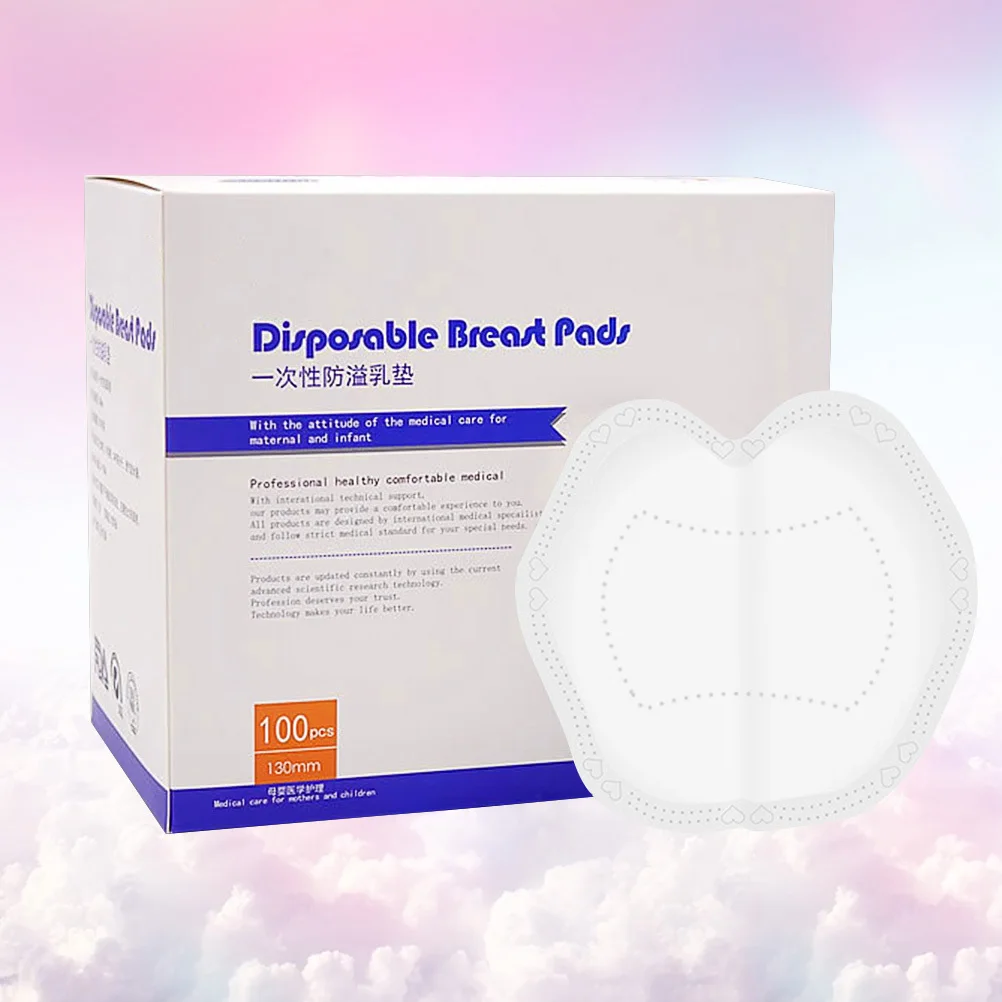 100 Uds. Almohadillas de lactancia desechables a prueba de fugas 130Mm gruesas transpirables para madres lactantes accesorios de maternidad - imagen 4