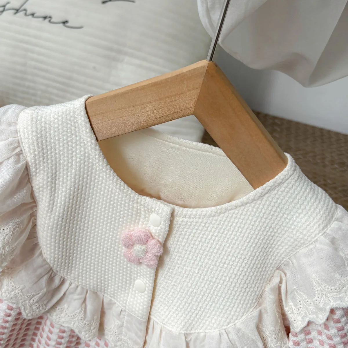 Pelele para recién nacido, ropa de otoño de manga larga de una pieza para niño pequeño, mono rosa, ropa informal - imagen 3