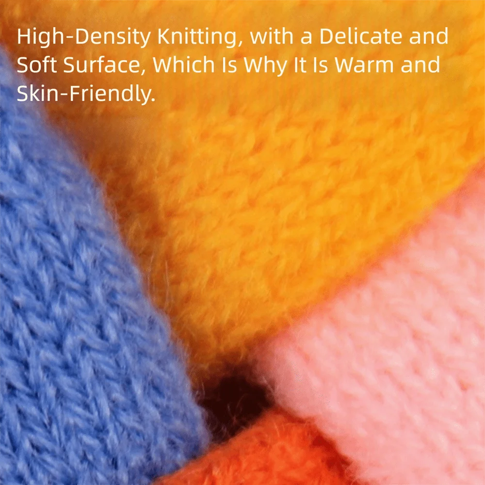 Nuevos guantes tejidos bonitos de dibujos animados a prueba de frío a prueba de viento guantes de dedo completo guantes cálidos para niños guantes de invierno - imagen 5