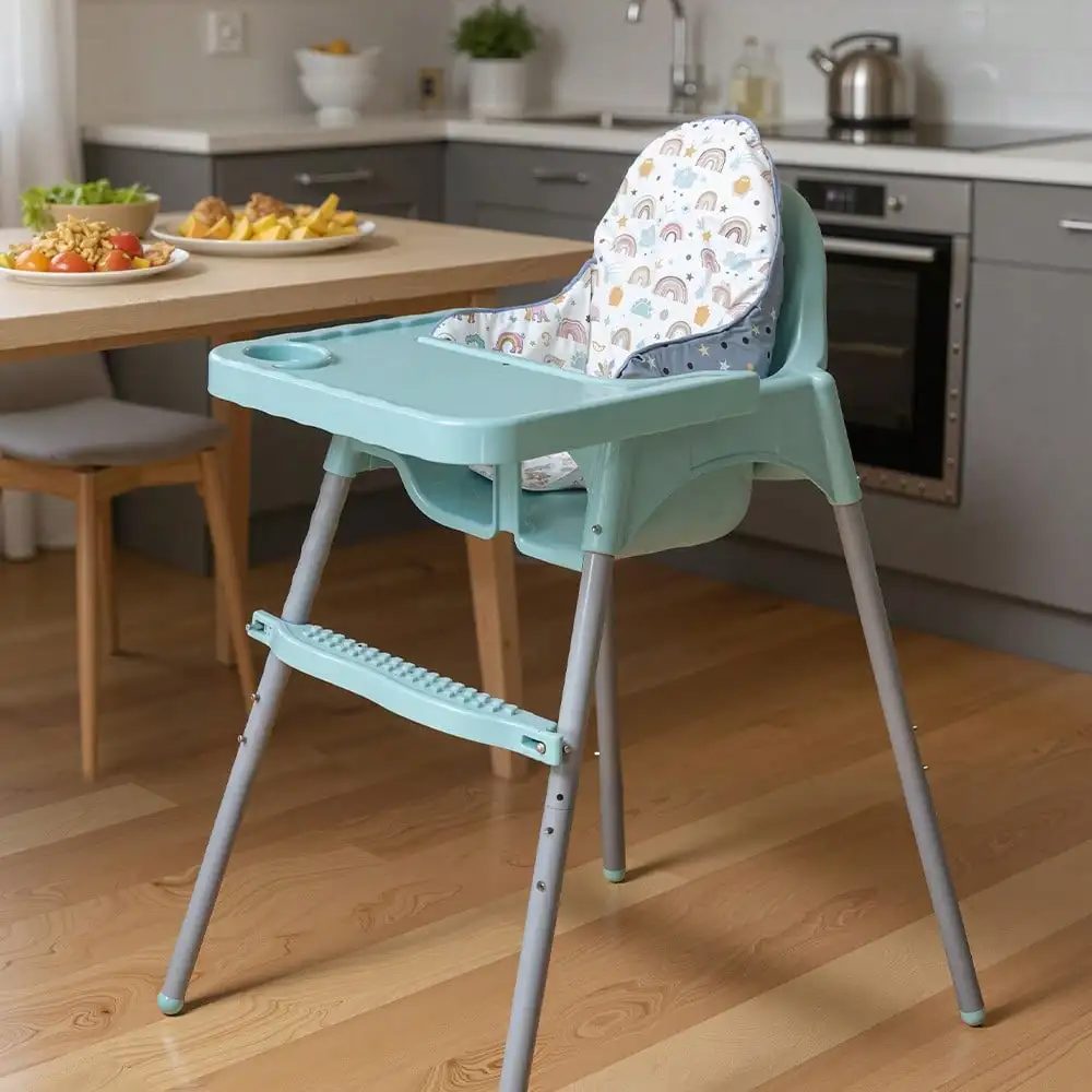 1 Uds. Cojín para silla alta para bebé, cojín inflable incorporado para respaldo de trona, funda para asiento de silla de alimentación para trona Antilop - imagen 3