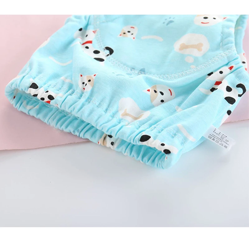 Pañal de tela bonito para bebé, pañales reutilizables, lavables, pantalones cortos de entrenamiento de algodón para niños pequeños, cambio de pañales transpirable - imagen 3