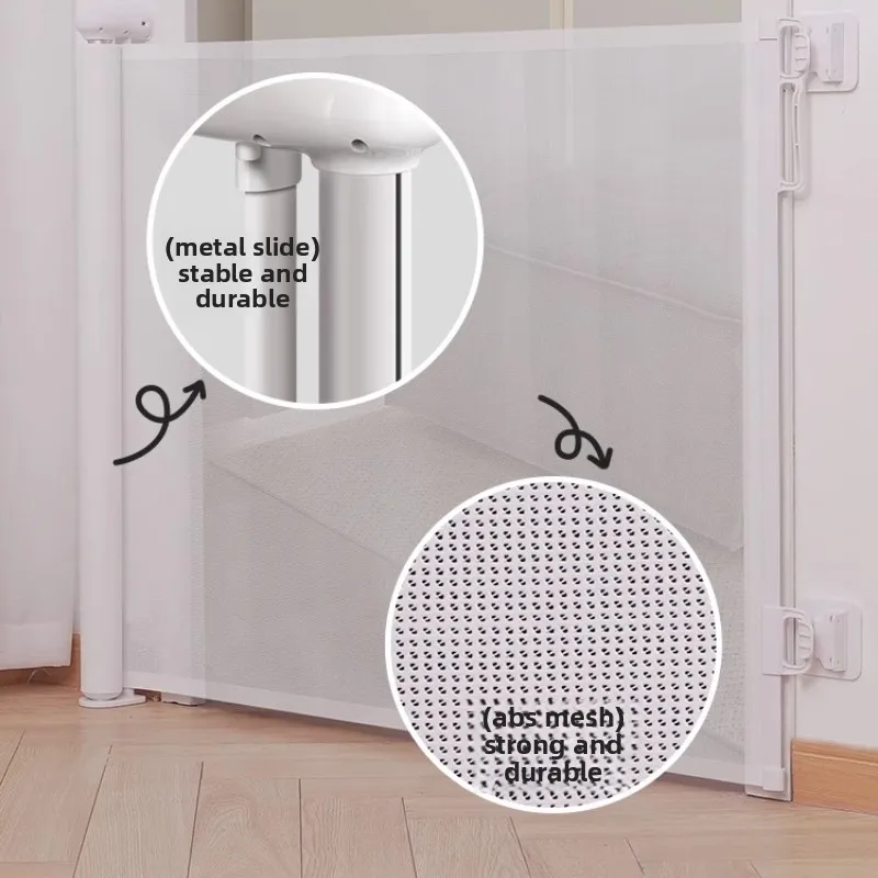 Puerta de seguridad retráctil ultrafina sin olor con cierre - imagen 4