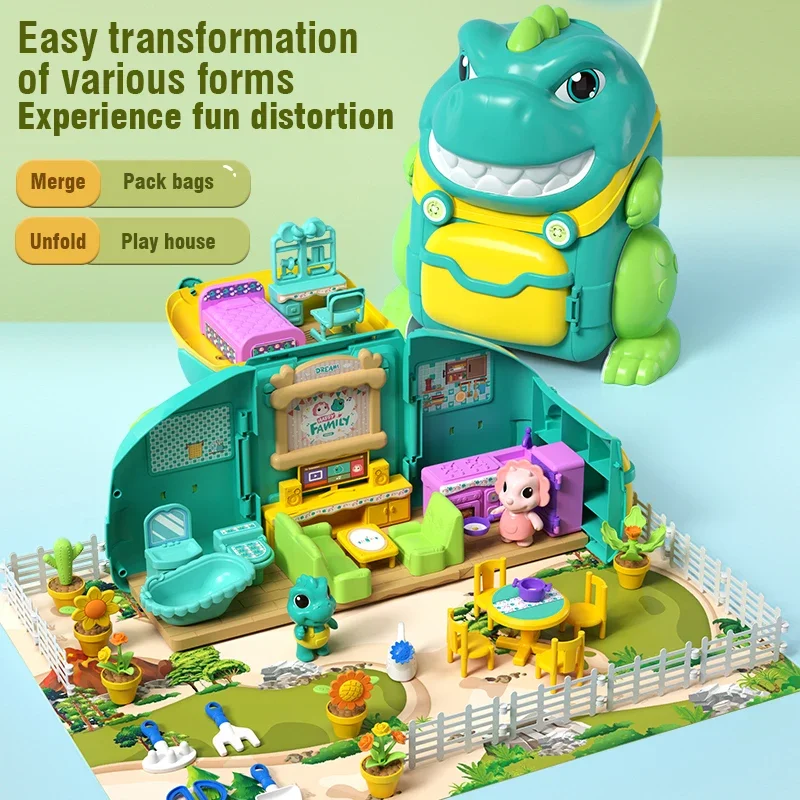 Casa de muñecas para niñas, casa de juegos, Villa, Castillo, juguete Diy, casa de princesa, muebles de dormitorio, tienda en miniatura, juguetes familiares de imitación, Navidad para niñas - imagen 2