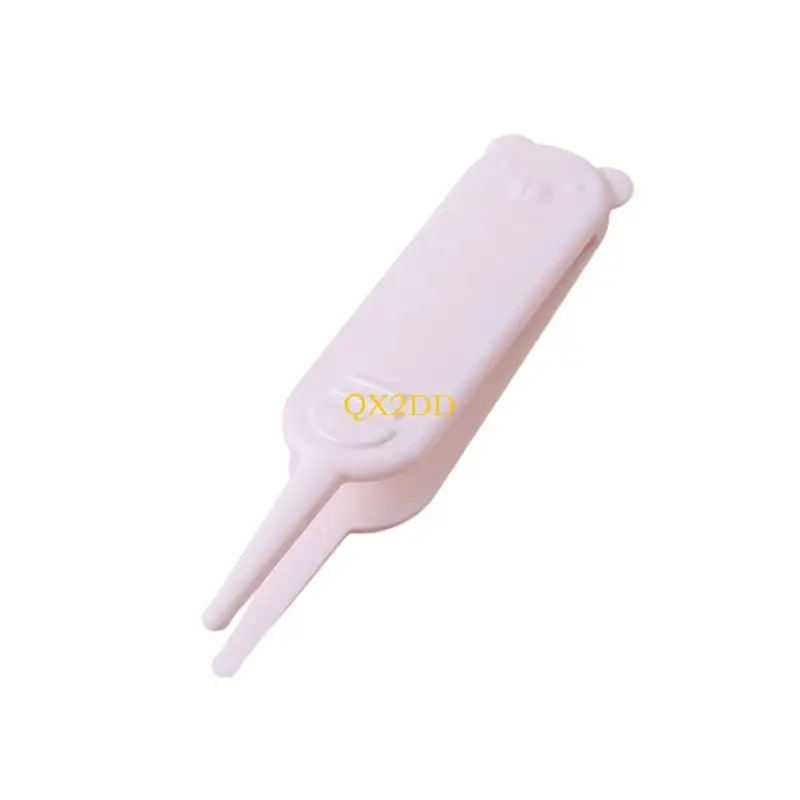 QX2D Gentle Baby Nasal Nasal Cleaner Nariz plástico suave Camiseta ergonómica Tweez - imagen 5